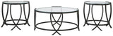 Tarrin - Occasional Table Set (Set of 3) - Black
