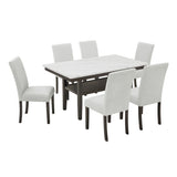 Carissa - Juego de comedor rectangular