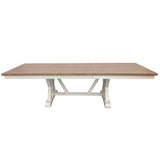 Americana Modern Dining - Trestle Dining Table With Extensions - Cotton