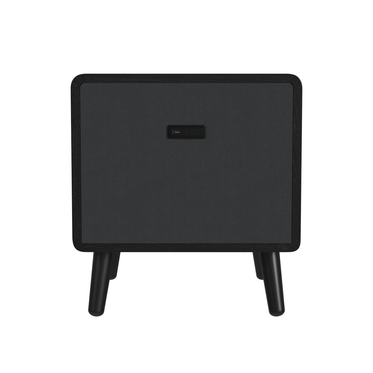 Halo - Square Smart End Table - Black