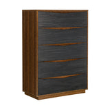 Kayner - 5-Drawer Chest - Charcoal