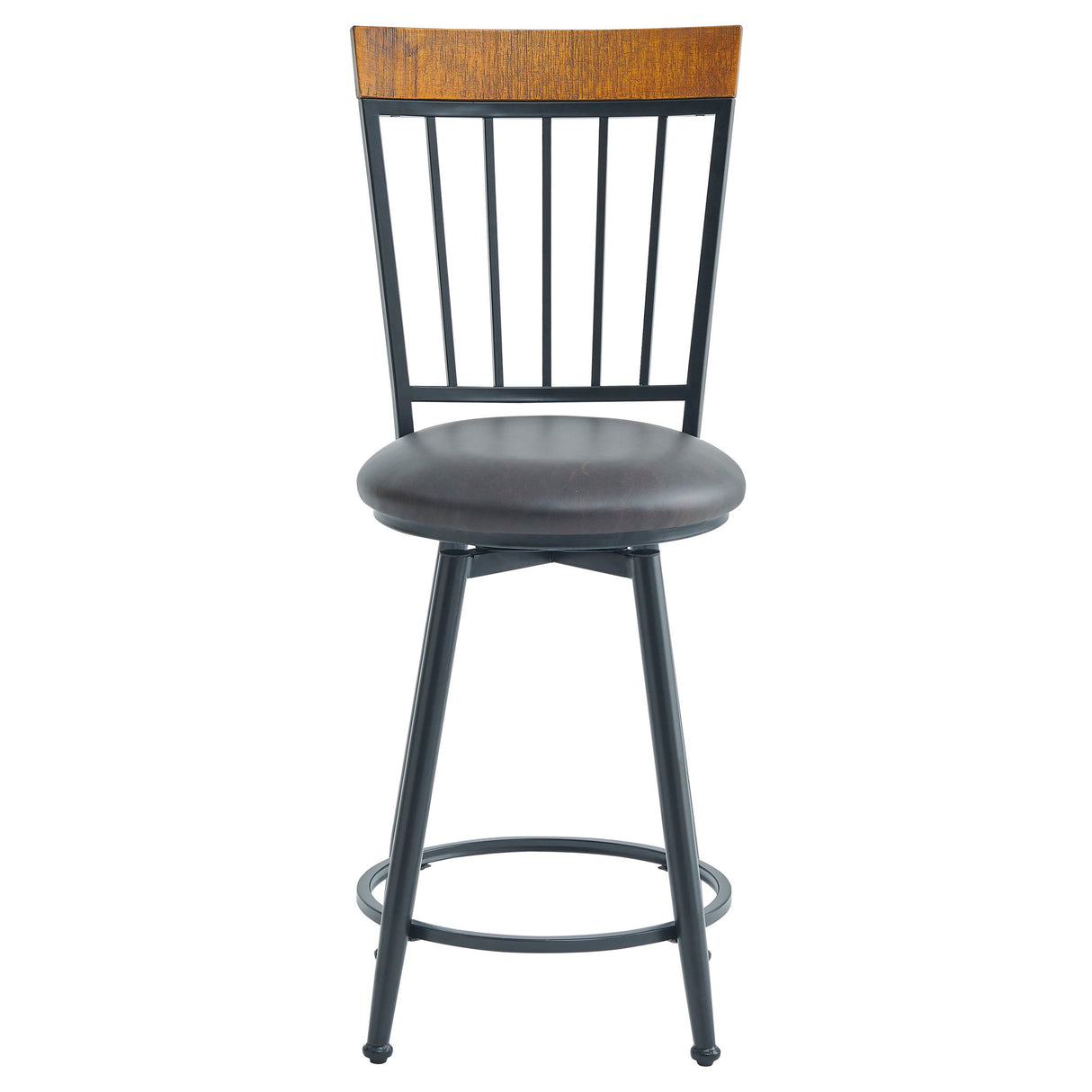 Tyler - Swivel Counter Chair (Set of 2) - Dark Gray