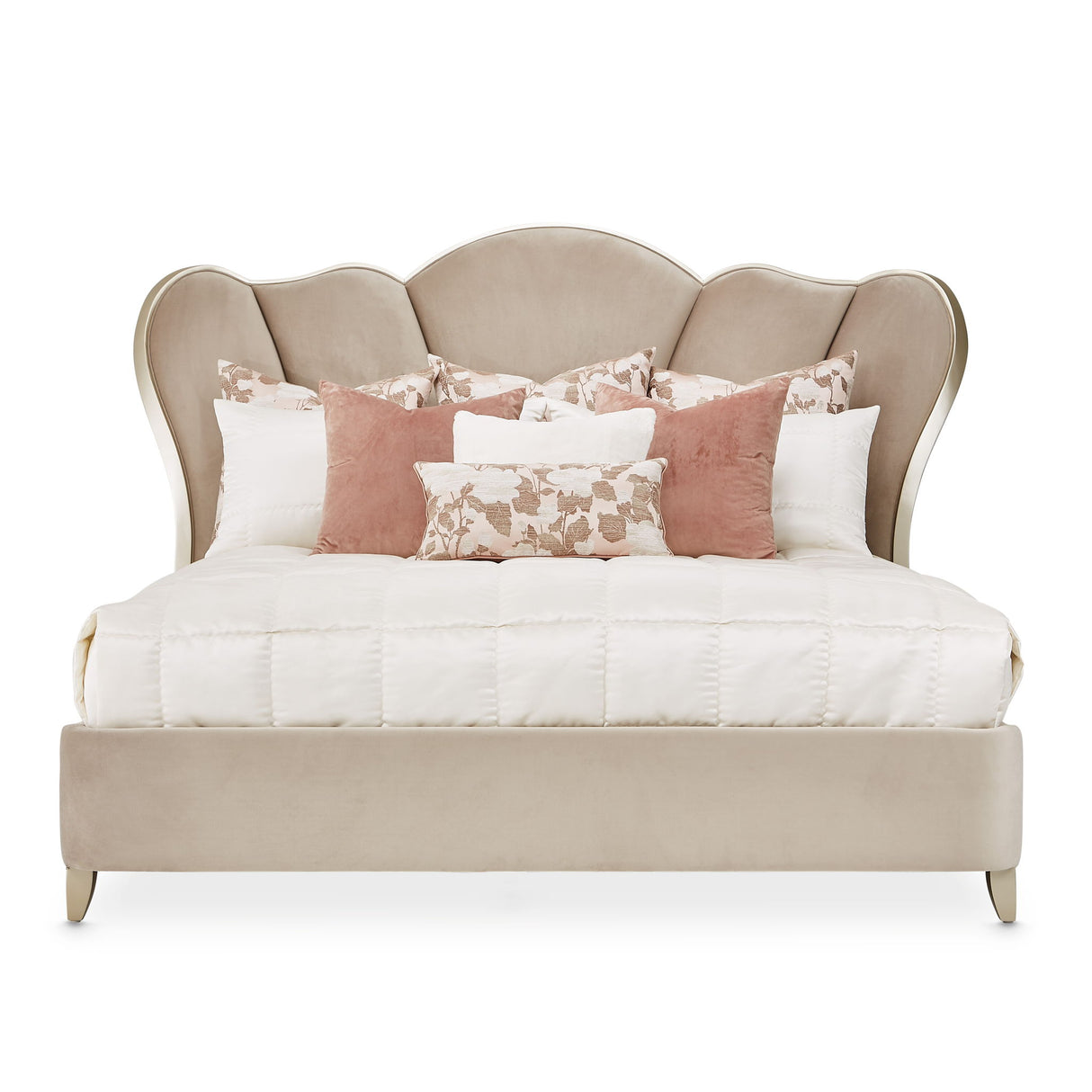 Villa Cherie - Channel Tufted Bed