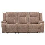 Bruno - Manual Sofa - Plush Tobacco