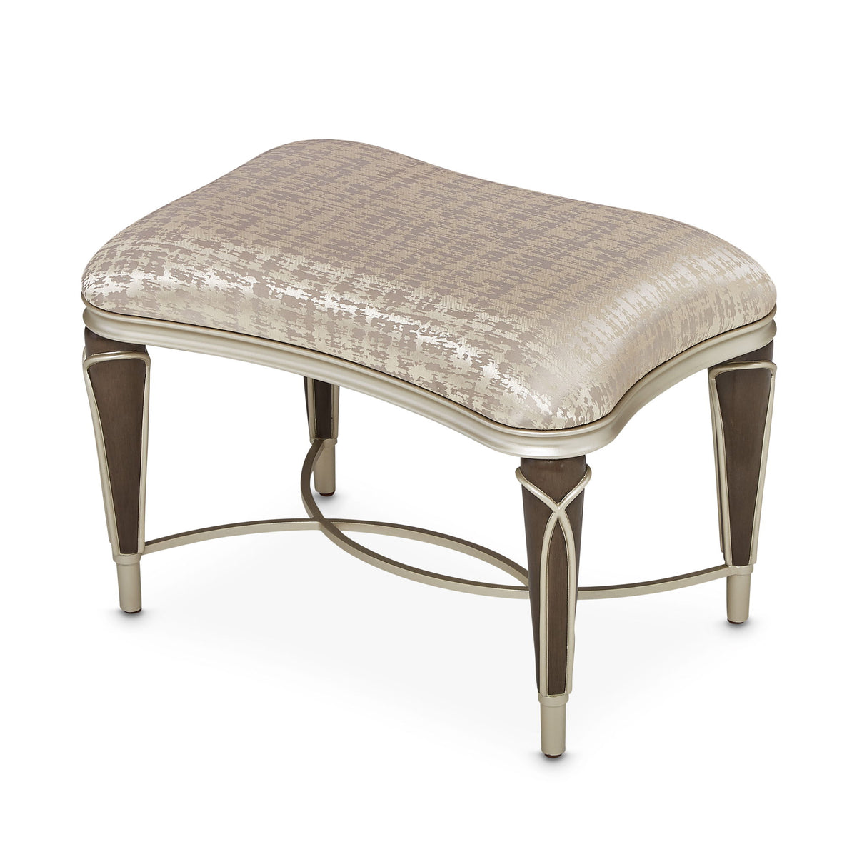 Villa Cherie - Ottoman - Bisque / Hazelnut