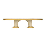 Scotts Square - Oval Dining Table - Light Champagne