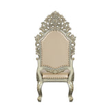 Sorina - Side Chair (Set of 2) - Synthetic Leather & Antique Gold