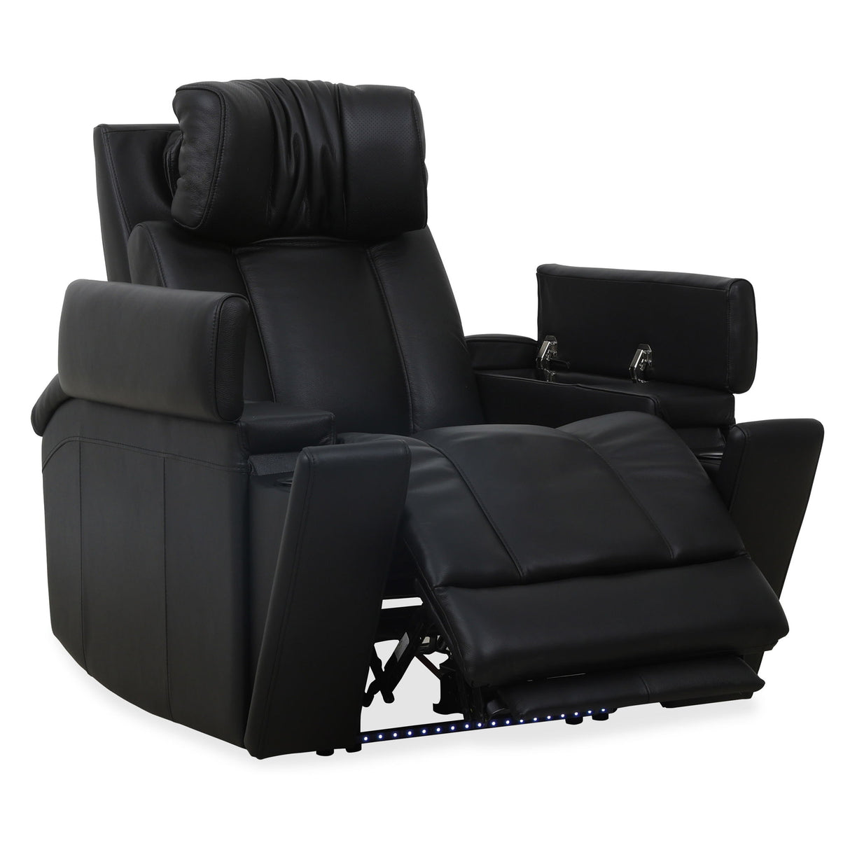 Phoenix - Asientos para cine en casa de 3 plazas Zero Gravity Power con audio envolvente P3