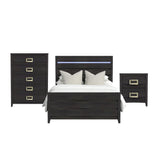 Tobias - Juego de dormitorio con luces LED