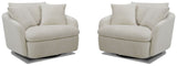 Boomer - Large Swivel Chair with 2 Pillows