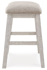 Skempton - Upholstered Stool (Set of 2) - White