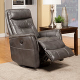 Gemini - Sofá reclinable planeador giratorio eléctrico (Juego de 2)