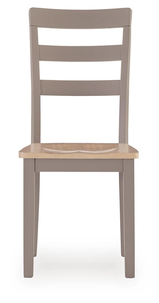 Harperfeld - Silla de comedor (Juego de 2) - Natural / Gris