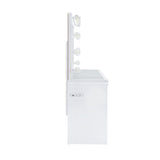Ariana - Complete Vanity With Lightbulbs - Glossy White