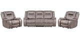Blake - Manual Glider Reclining Sofa And 2 Recliners - Desert Taupe