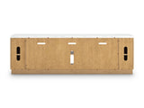 Camdill - Light Brown - XL TV Stand With Fireplace Option