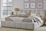 Escape - Fluffy River Rock Upholstered Bed