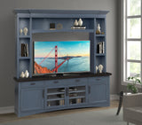 Americana Modern - TV Console with Hutch and LED Lights alternate view 9