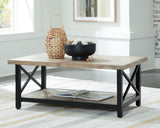 Bristenfort - Rectangular Cocktail Table - Brown / Black