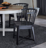 Americana Modern Dining - Dining Barrel Chair (Set of 2) - Black