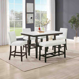 Carissa - Juego de comedor de barra rectangular