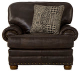 Roberto - Leather Chair - Cocoa