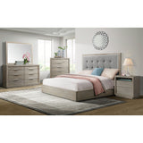 Arcadia - 2-Drawer Nightstand With USB - Gray