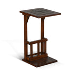 Santa Fe - Savannah 12.5" Traditional Wood Table - Dark Chocolate