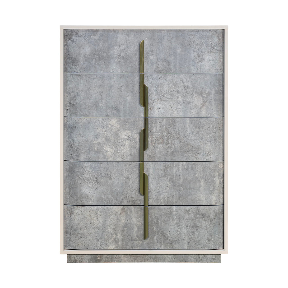 Pavira - 5-Drawer Chest - Stone