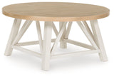 Fawndell - Occasional Table Set (Set of 3) - Antique White / Brown