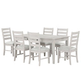 Echo - Dining Table And 6 Chairs - Driftwood