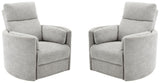 Radius - Power Swivel Glider Recliner (Set of 2)