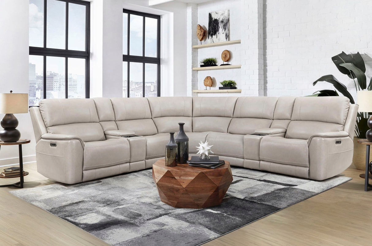 Easton - Power Reclining Sectional With Power Adjustable Headrests