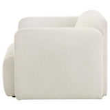Dorset - Fabric Upholstered Round Track Arm Accent Chair