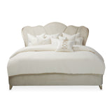 Villa Cherie - Channel Tufted Bed - Caramel
