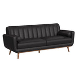 Horizon - Sofa With Wood Front And 2 Pillows