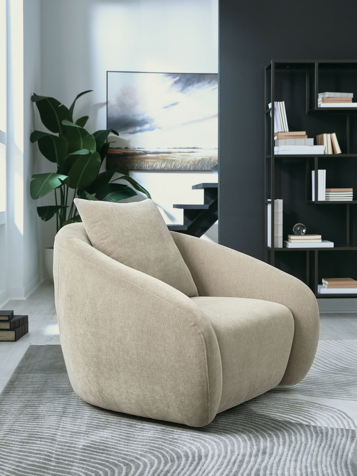 Yahya - Sillón giratorio decorativo