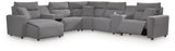Modmax II - Seccional reclinable - Sal y pimienta