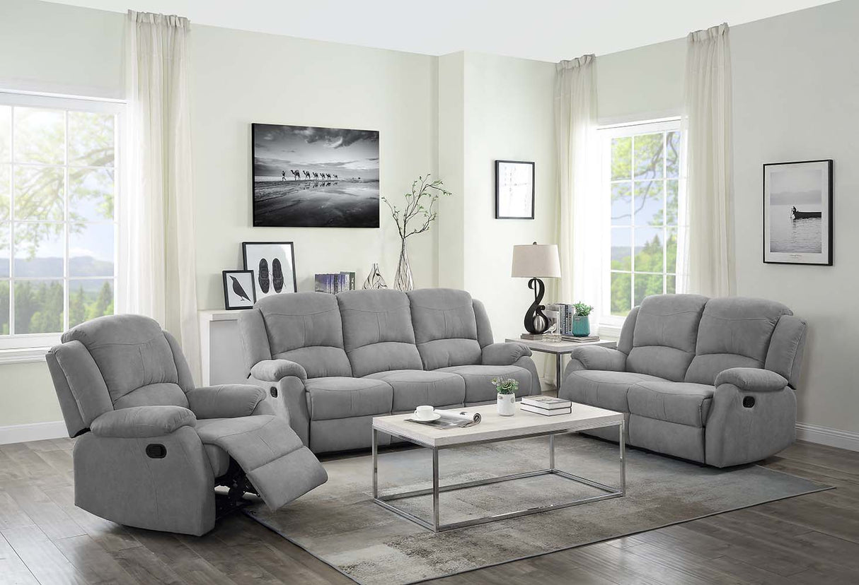 Zorina - Sillón reclinable - Tela gris