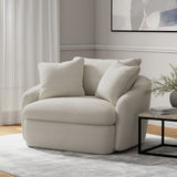 Boomer - Large Swivel Chair with 2 Pillows