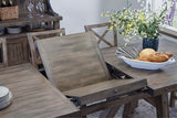 Lodge Dining - Counter Height Dining Table With Extensions - Siltstone