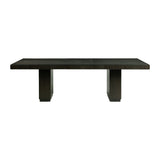 Donovan - Tablero de mesa de comedor rectangular de altura estándar - Negro
