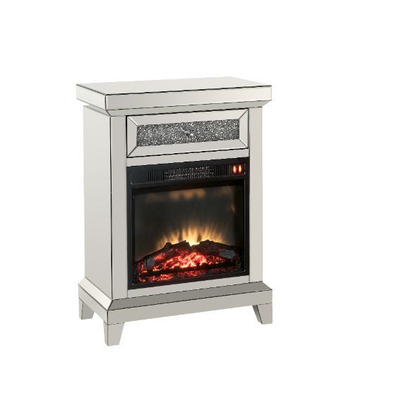 Noralie - Chimenea - Plateado Perla - 35"