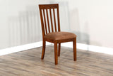 Santa Fe - Cushioned Slatback Dining Chair (Set of 2) - Dark Chocolate