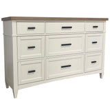 Americana Modern Bedroom - 9 Drawer Dresser - Cotton