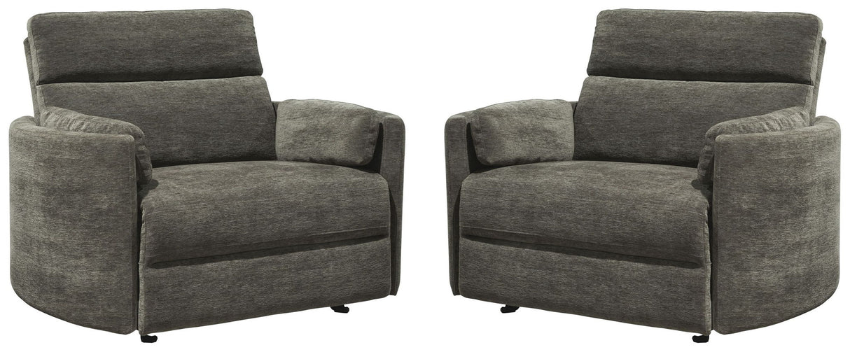 Radius Xl - Extra Wide Power Glider Recliner (Set of 2)