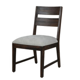 Portico - Silla de comedor con respaldo de escalera (Juego de 2) - Marrón