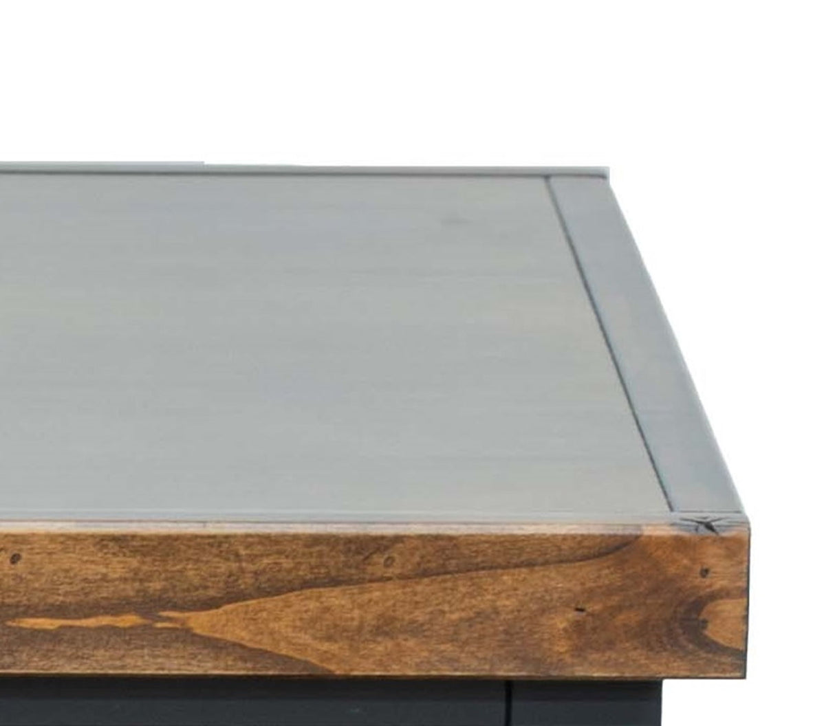 Essex - Side Table - Black / Whiskey