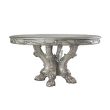 Dresden - Round Pedestal Dining Table - Vintage Bone White