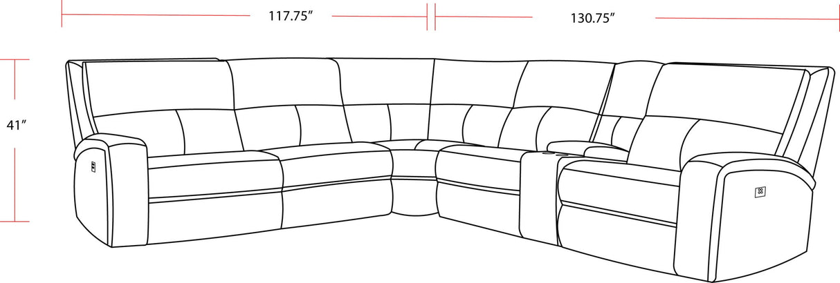Polaris - Modular Power Reclining Sectional